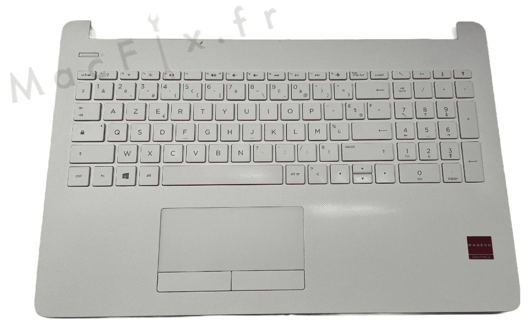 Palmrest Avec Clavier AZERTY Pour HP 15-cw0096nb - Réf. L24752-A41 - Occasion, Bon état